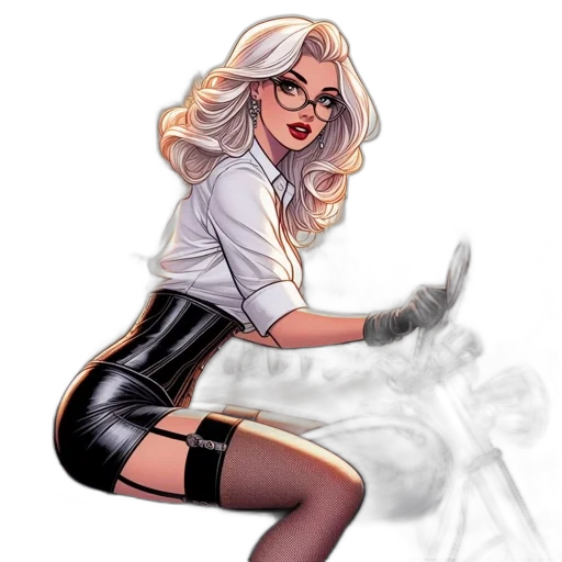 comic book art, concept art, cartoon, fantasy art transparent PNG cut-out