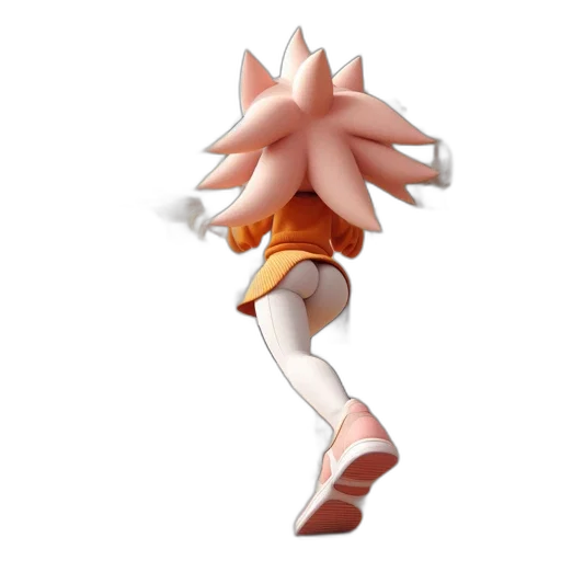 creature, hair, staff, mask transparent PNG cut-out