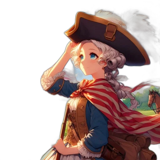 weapon, staff, hat, dress transparent PNG cut-out