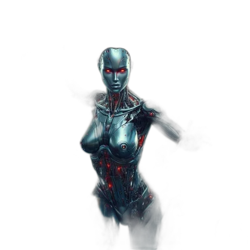 robot, dress, face, mask transparent PNG cut-out