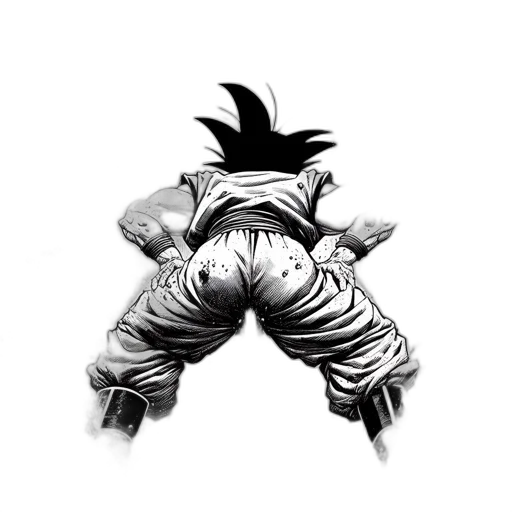 jacket, animal, staff, comic book art transparent PNG cut-out