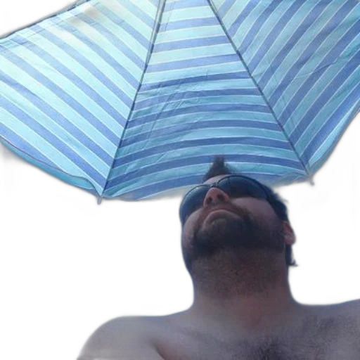 umbrella, hat, staff, underwater transparent PNG cut-out
