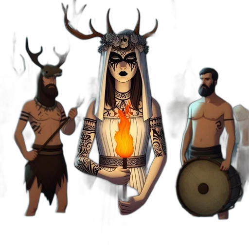 mask, fantasy art, concept art, comic book art transparent PNG cut-out