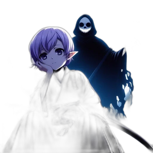 mask, creature, staff, weapon transparent PNG cut-out