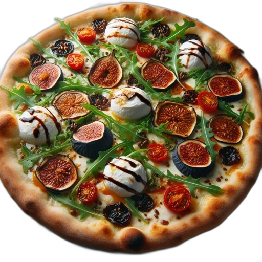 food, 3d render, pizza, topped transparent PNG cut-out