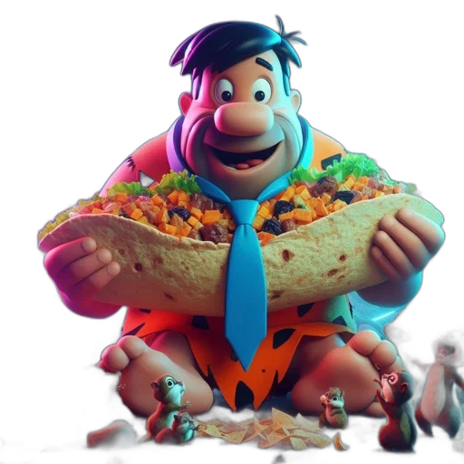 food, concept art, 3d render, cartoon transparent PNG cut-out