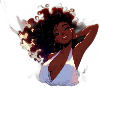 hair, dress, crown, concept art transparent PNG cut-out