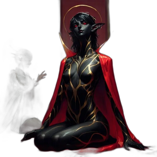 dress, crown, concept art, fantasy art transparent PNG cut-out