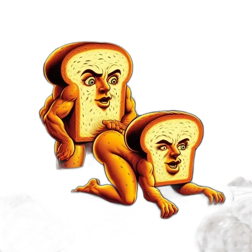 food, creature, concept art, pixel art transparent PNG cut-out