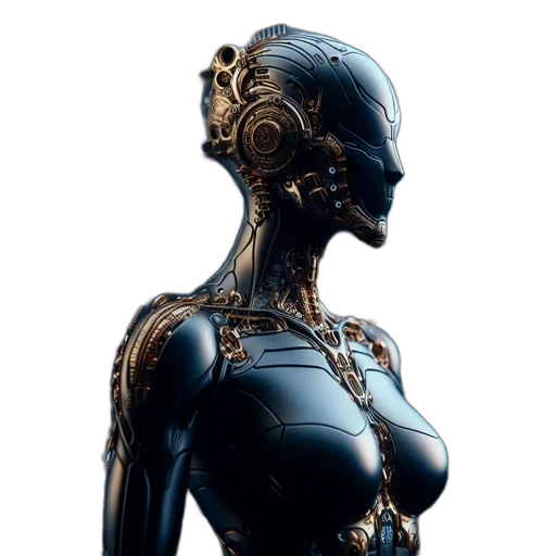 robot, jewelry, dress, mask transparent PNG cut-out