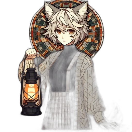 mask, staff, pixel art, fantasy art transparent PNG cut-out