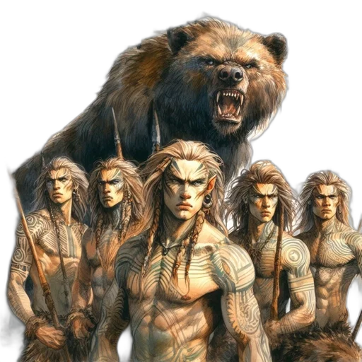 animal, fantasy art, concept art, comic book art transparent PNG cut-out