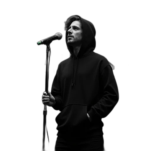 jacket, staff, face, weapon transparent PNG cut-out