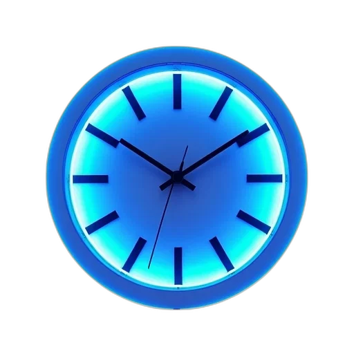 3d render, photorealistic, blue, neon transparent PNG cut-out