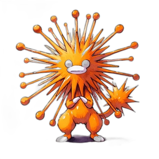 hair, creature, staff, animal transparent PNG cut-out