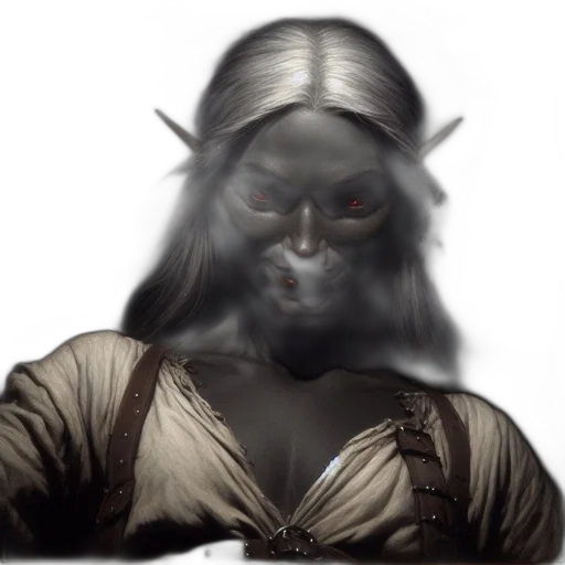 mask, face, creature, staff transparent PNG cut-out