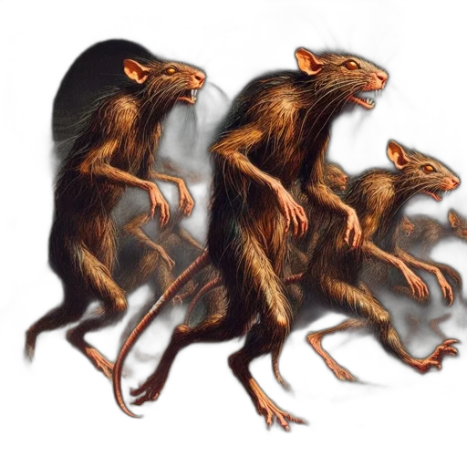 creature, animal, concept art, photorealistic transparent PNG cut-out