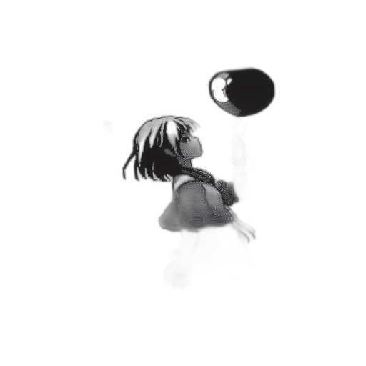 umbrella, mask, creature, hair transparent PNG cut-out