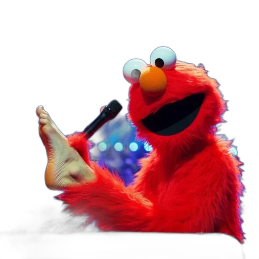 animal, staff, creature, elmo transparent PNG cut-out