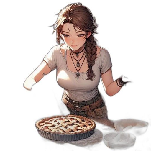 food, staff, pixel art, concept art transparent PNG cut-out