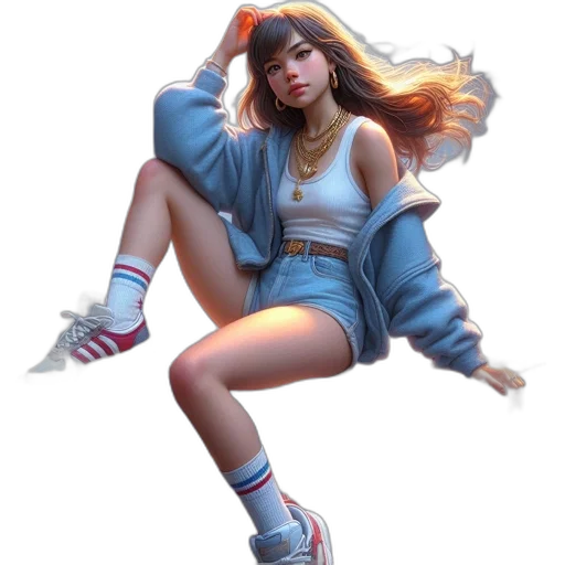 jacket, shoes, concept art, fantasy art transparent PNG cut-out