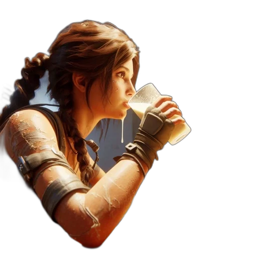 concept art, fantasy art, pixel art, photorealistic transparent PNG cut-out