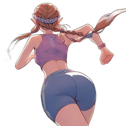 staff, weapon, sword, hair transparent PNG cut-out