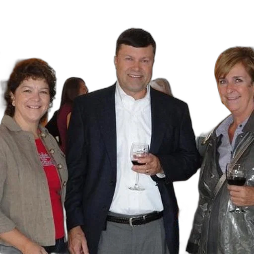 staff, three, people, pose transparent PNG cut-out