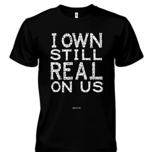 black, t-shirt, white, graphic transparent PNG cut-out