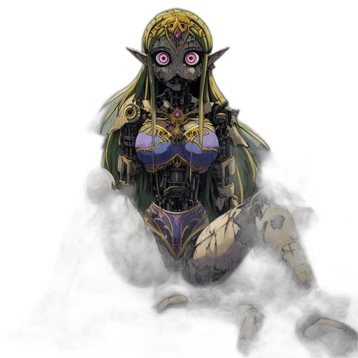 mask, robot, dress, jewelry transparent PNG cut-out