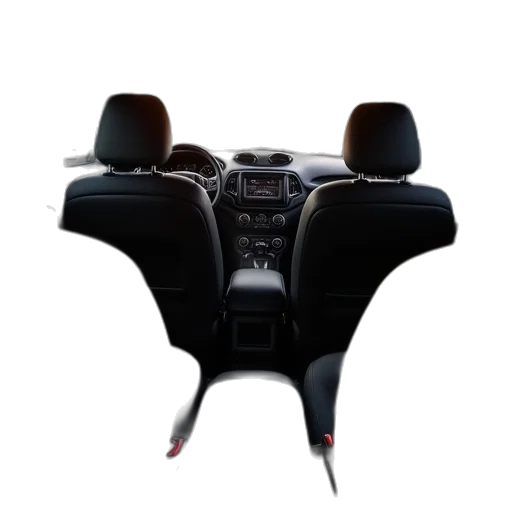 car, furniture, 3d render, rear transparent PNG cut-out