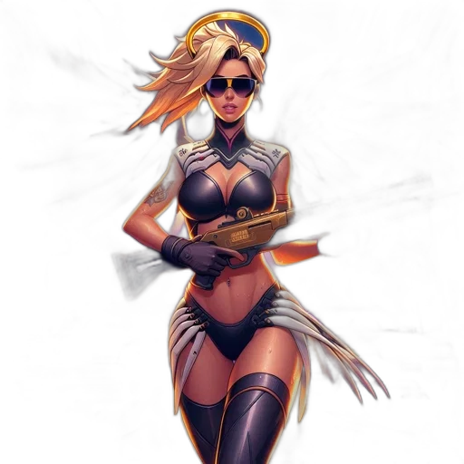 staff, concept art, fantasy art, comic book art transparent PNG cut-out