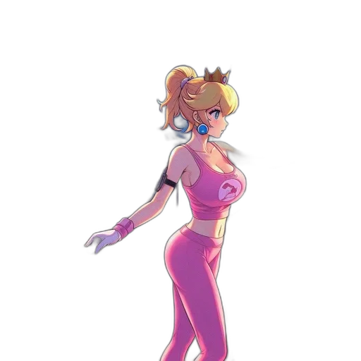 dress, robot, staff, weapon transparent PNG cut-out