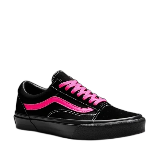 shoes, vaporwave, black, vans transparent PNG cut-out