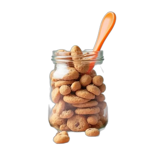food, bottle, 3d render, photorealistic transparent PNG cut-out