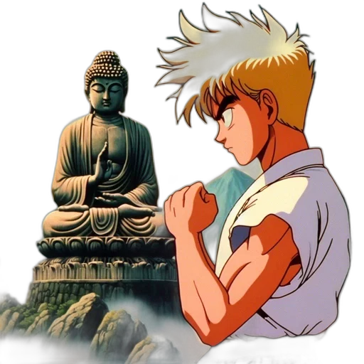 concept art, vaporwave, anime, pixel art transparent PNG cut-out
