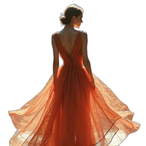 dress, jewelry, photorealistic, concept art transparent PNG cut-out