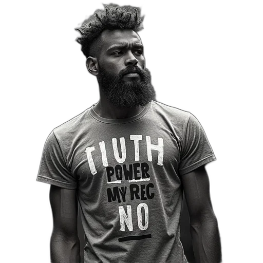 hair, truth, power, shirt transparent PNG cut-out