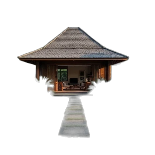building, umbrella, furniture, staff transparent PNG cut-out