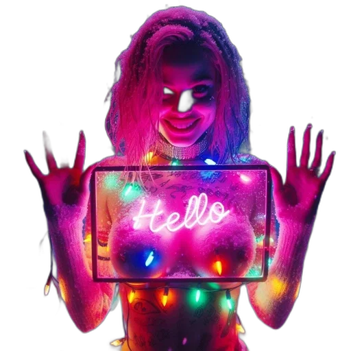jacket, vaporwave, cyberpunk, concept art transparent PNG cut-out