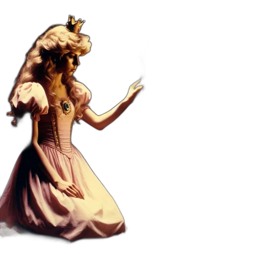 crown, dress, staff, mask transparent PNG cut-out