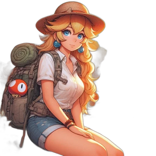hat, staff, dress, jacket transparent PNG cut-out