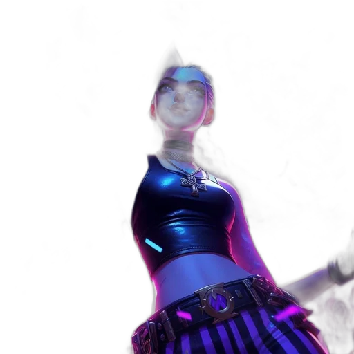 dress, vaporwave, concept art, 3d render transparent PNG cut-out