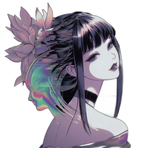 flower, mask, crown, face transparent PNG cut-out