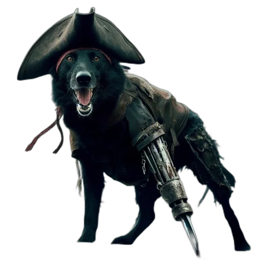 animal, staff, hat, creature transparent PNG cut-out