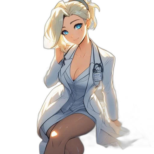 jacket, staff, dress, robot transparent PNG cut-out