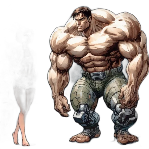 concept art, comic book art, 3d render, fantasy art transparent PNG cut-out