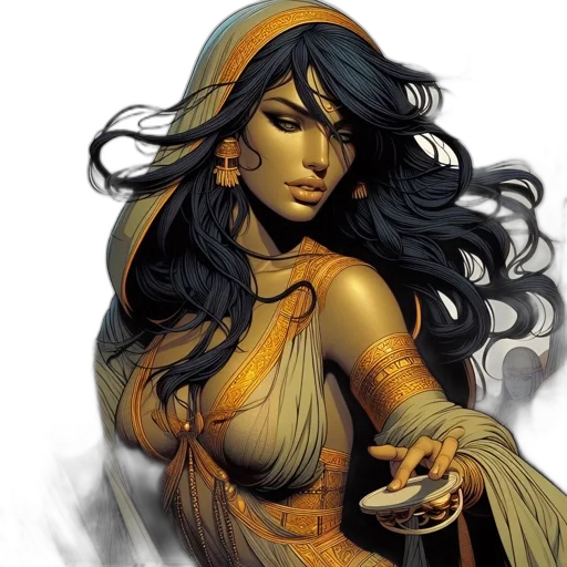 jewelry, fantasy art, comic book art, concept art transparent PNG cut-out