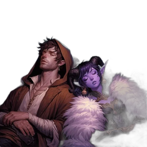 fantasy art, concept art, comic book art, watercolor transparent PNG cut-out