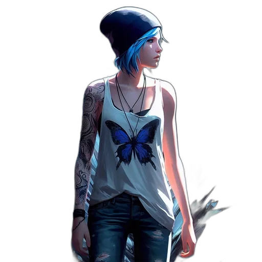 jacket, dress, hat, concept art transparent PNG cut-out